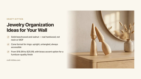 Jewelry Organization Ideas for Your Wall: Pretty Storage That Doubles as Decor — Craft Kitties
