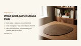Wood and Leather Mouse Pads: Style, Grip, and Real Durability