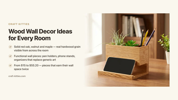 Wood Wall Decor Ideas for Every Room: Functional Pieces That Double as Art — Craft Kitties