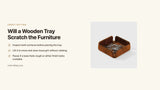 Will a Wooden Tray Scratch the Furniture? Check the Base