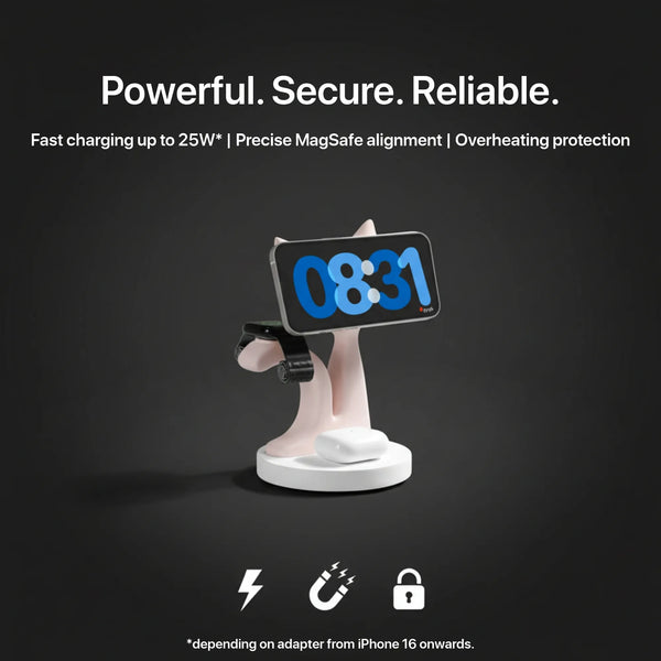 3-in-1 Charger with 3D Crafted Design