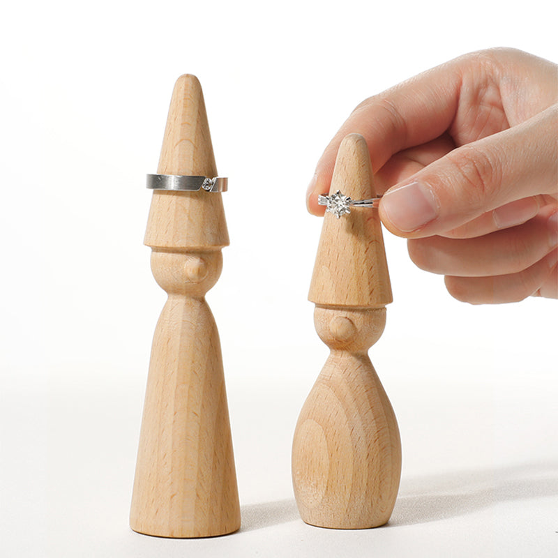 Wooden ring holder|Beech