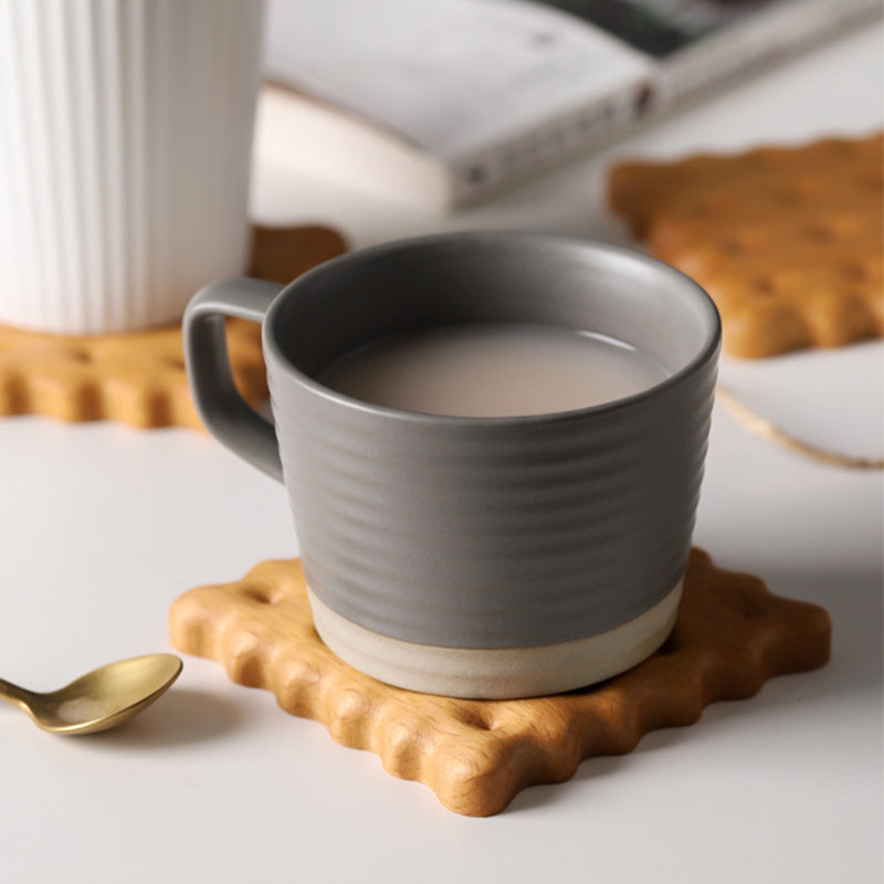 Beechwood Wooden Cookie Cup Coaster