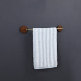 Bathroom-Wood-Brass-Towel-Rack-Holder-Wall-Mounted-Set