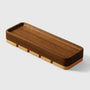 Walnut USB Cord Organizer Box