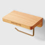 Red Oak Toilet Paper Holder