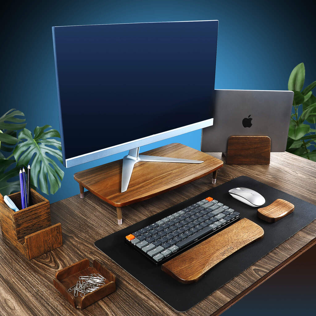 Walnut Desk Shelf
