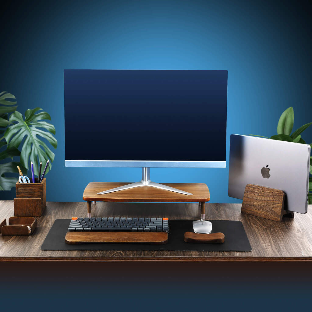 Walnut Desk Shelf