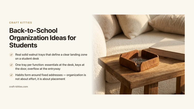 Back-to-School Organization Ideas for Students: Build Habits That Last — Craft Kitties