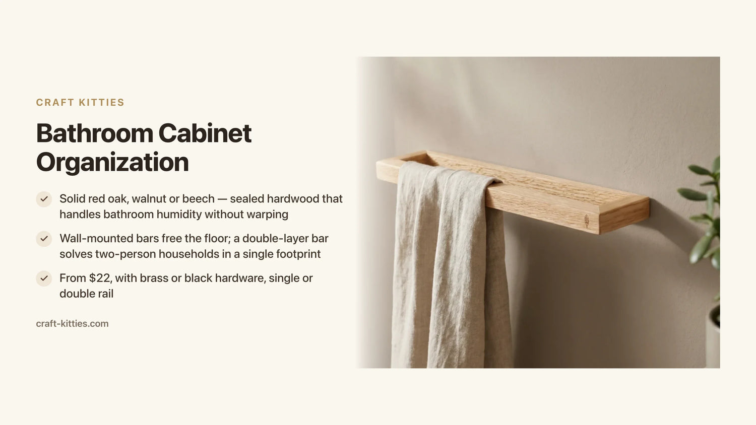 Bathroom Cabinet Organization: The System That Keeps Itself Tidy — Craft Kitties