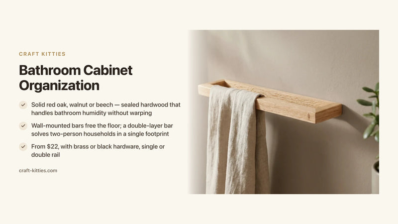 Bathroom Cabinet Organization: The System That Keeps Itself Tidy — Craft Kitties