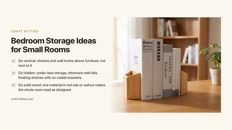 Bedroom Storage Ideas for Small Rooms: Vertical, Hidden, and Multifunctional — Craft Kitties