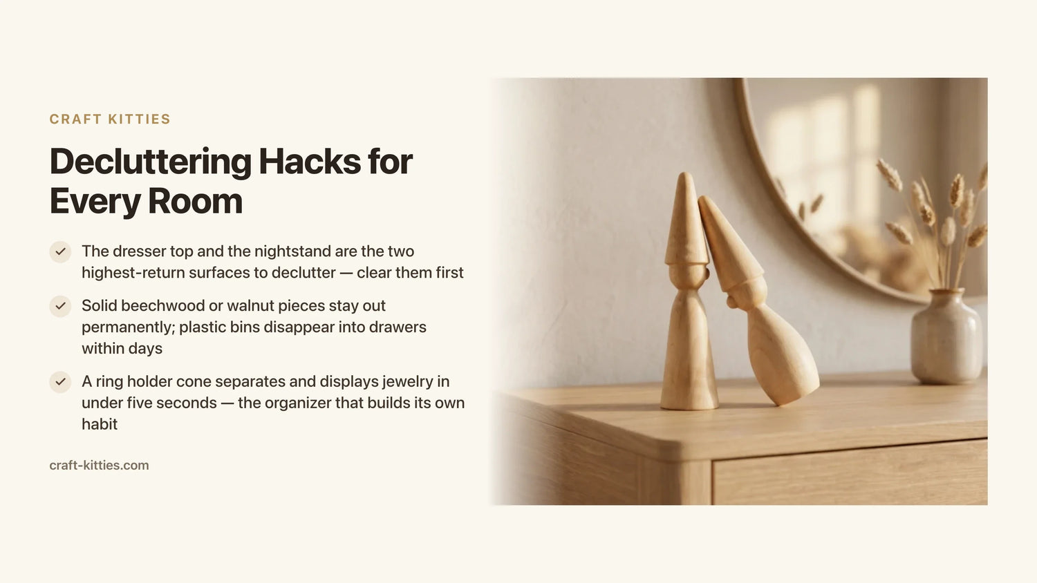 Decluttering Hacks for Every Room: Low-Effort Swaps With Big Visual Impact — Craft Kitties