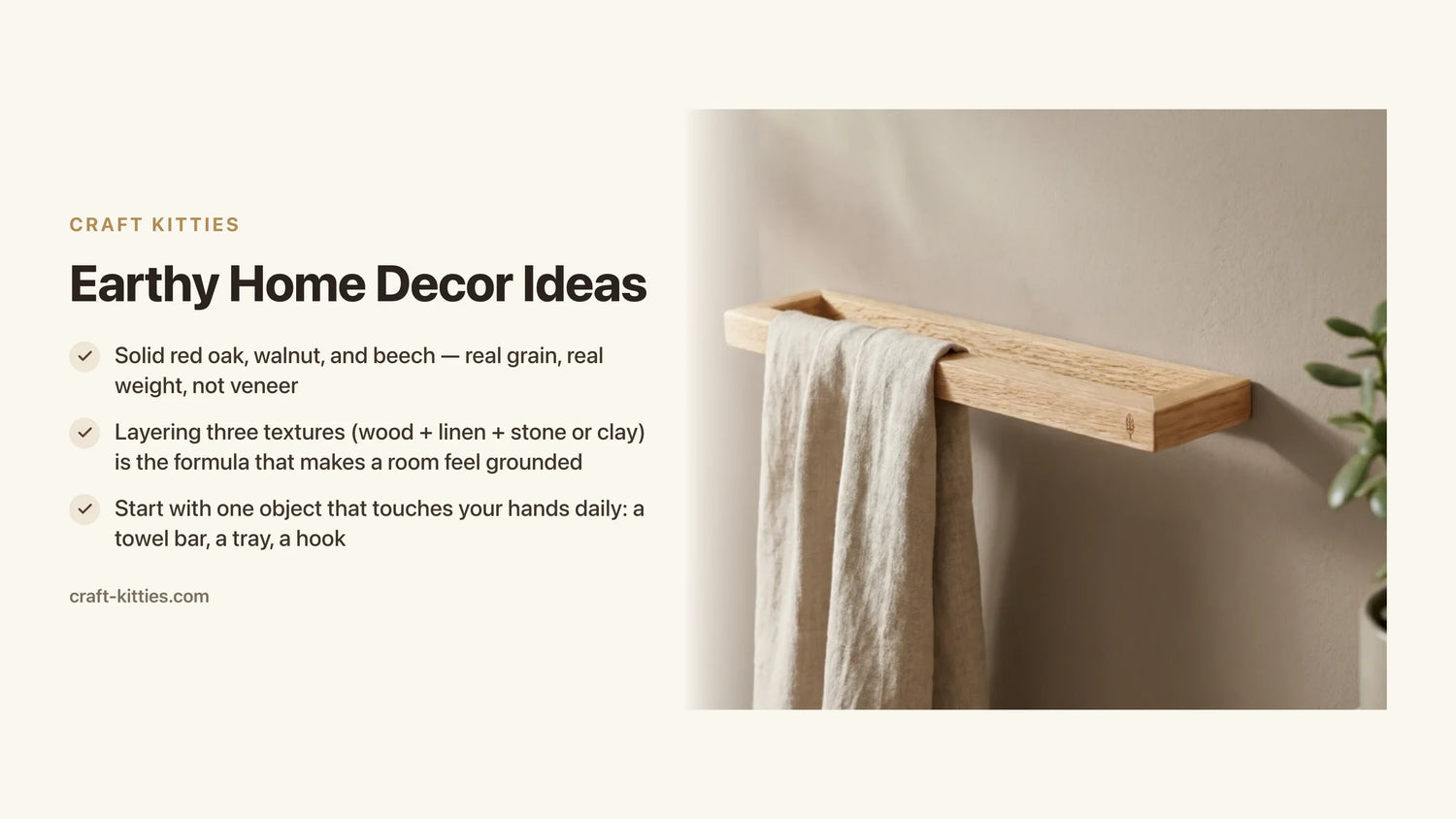 Earthy Home Decor Ideas: Textures, Tones, and Accents That Ground a Space — Craft Kitties