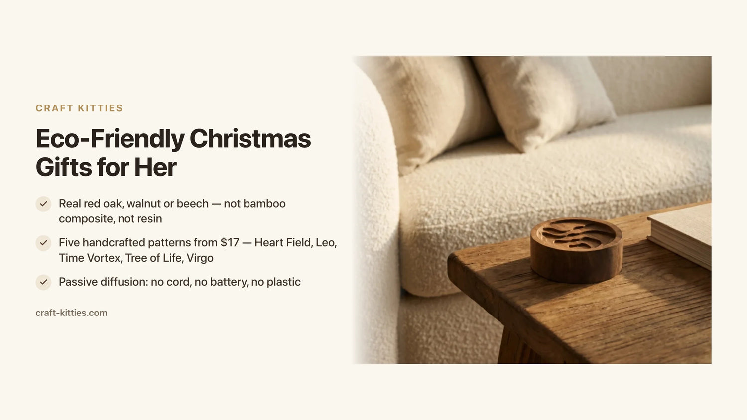 Eco-Friendly Christmas Gifts for Her: Beautiful Choices With No Waste — Craft Kitties