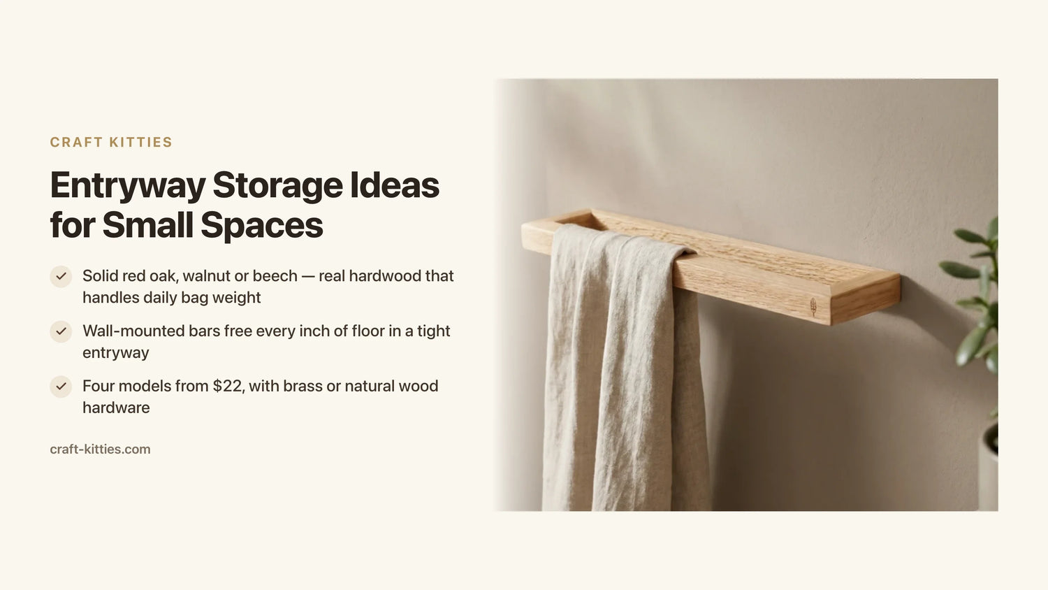 Entryway Storage Ideas for Small Spaces: Holiday-Ready Without the Chaos — Craft Kitties