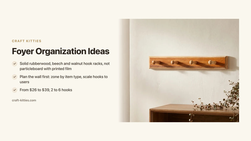 Foyer Organization Ideas: How to Design a Drop Zone That Sticks — Craft Kitties