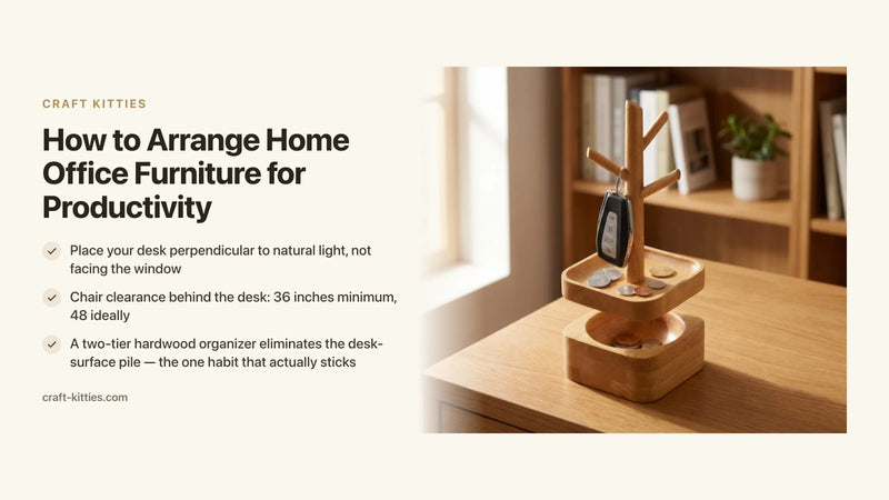 How to Arrange Home Office Furniture for Productivity: Layouts & Lighting Guide — Craft Kitties