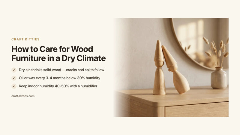 How to Care for Wood Furniture in a Dry Climate: Stop Cracking and Splitting — Craft Kitties