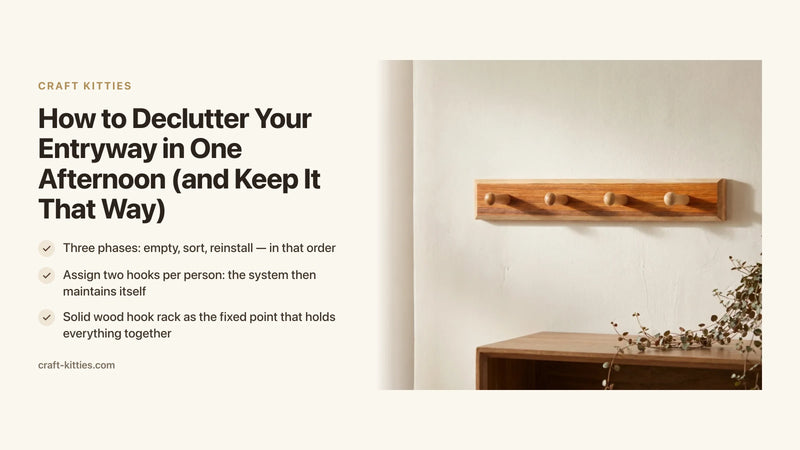 How to Declutter Your Entryway in One Afternoon (and Keep It That Way) — Craft Kitties