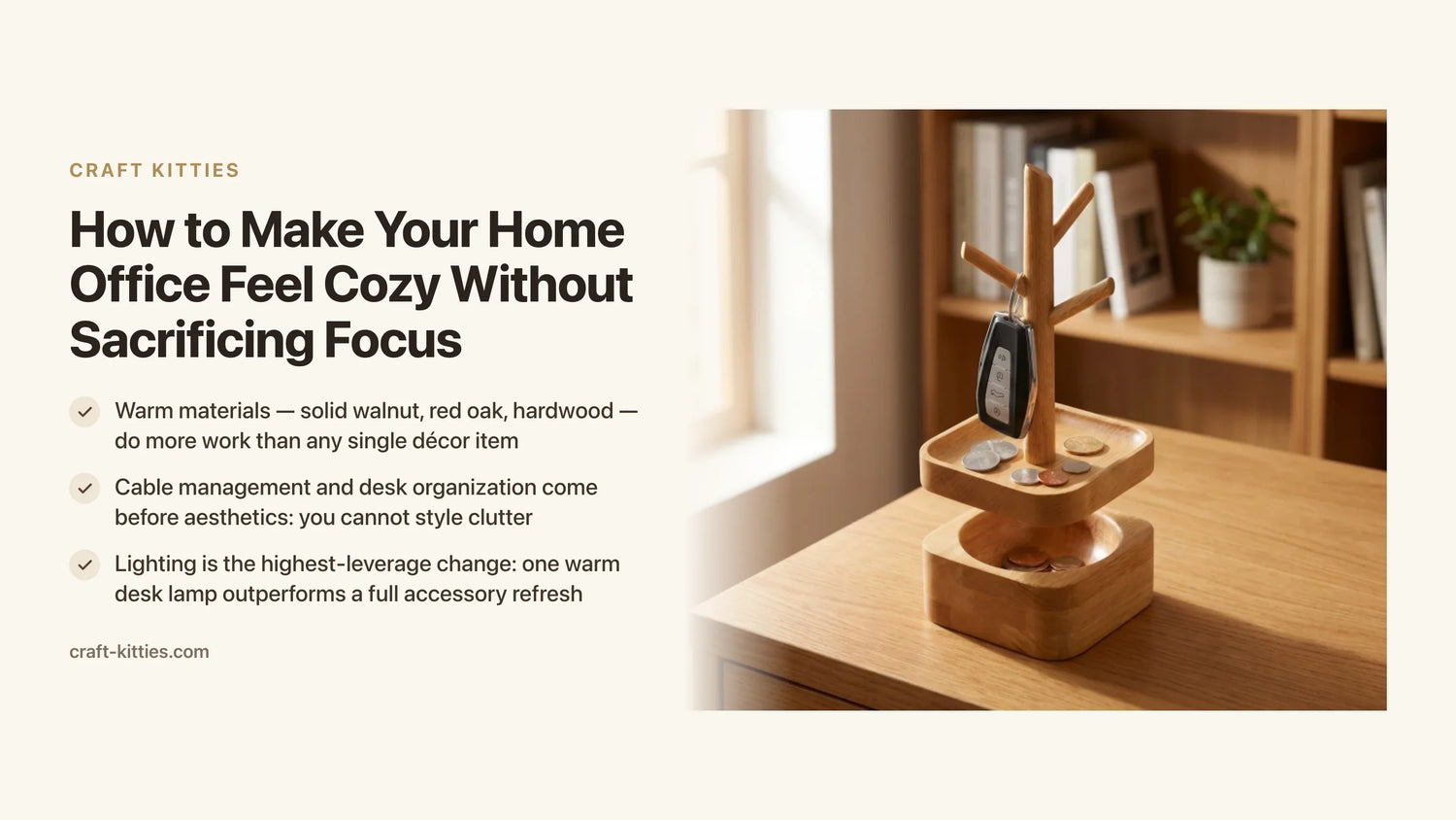 How to Make Your Home Office Feel Cozy Without Sacrificing Focus — Craft Kitties
