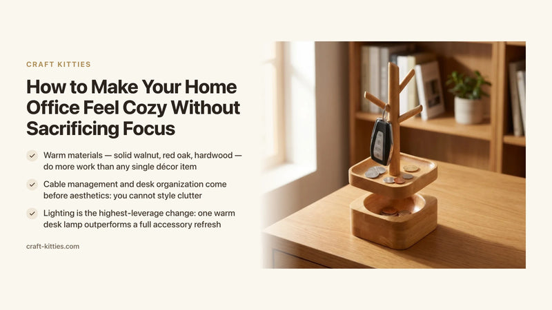 How to Make Your Home Office Feel Cozy Without Sacrificing Focus — Craft Kitties