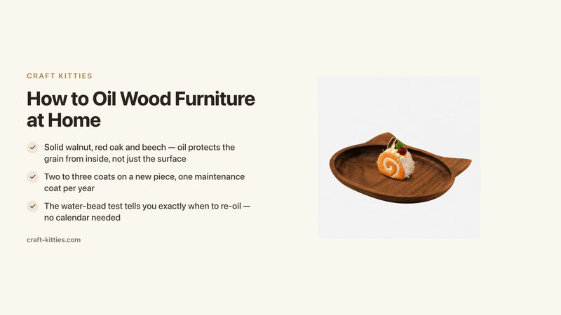 How to Oil Wood Furniture at Home: Step-by-Step for Lasting Results — Craft Kitties