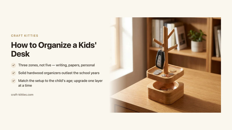 How to Organize a Kids' Desk: Age-Appropriate Setups That Actually Stay Tidy — Craft Kitties