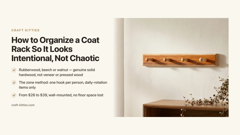 How to Organize a Coat Rack So It Looks Intentional, Not Chaotic — Craft Kitties
