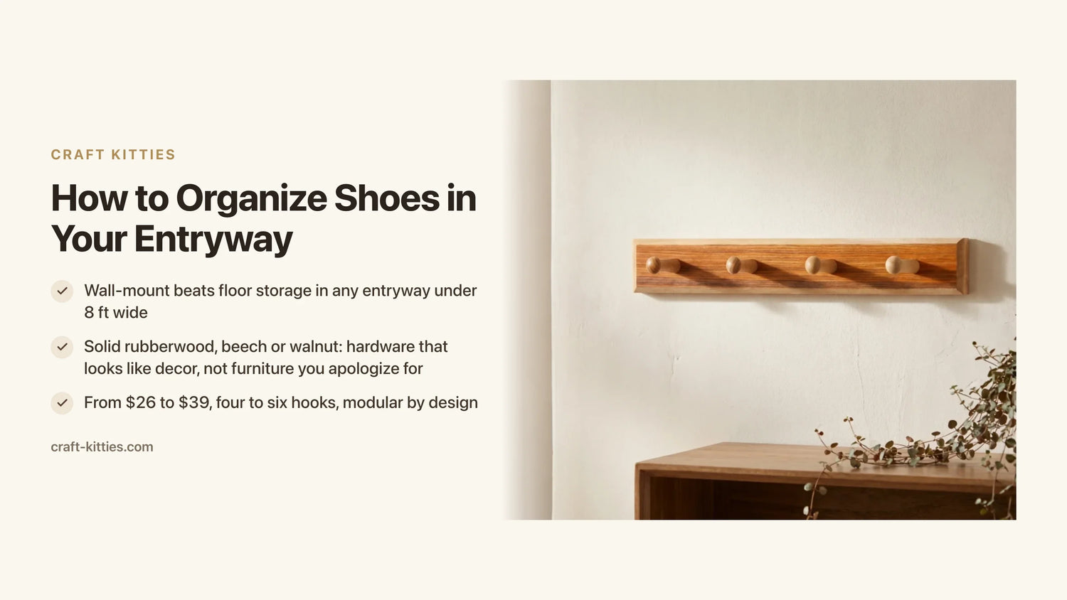 How to Organize Shoes in Your Entryway: Racks, Benches & Minimalist Tricks — Craft Kitties
