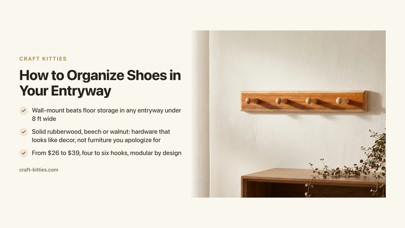 How to Organize Shoes in Your Entryway: Racks, Benches & Minimalist Tricks — Craft Kitties