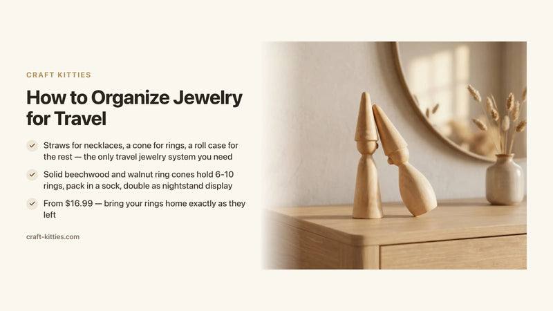 How to Organize Jewelry for Travel: Cases, Rolls & DIY Tricks That Prevent Tangles — Craft Kitties