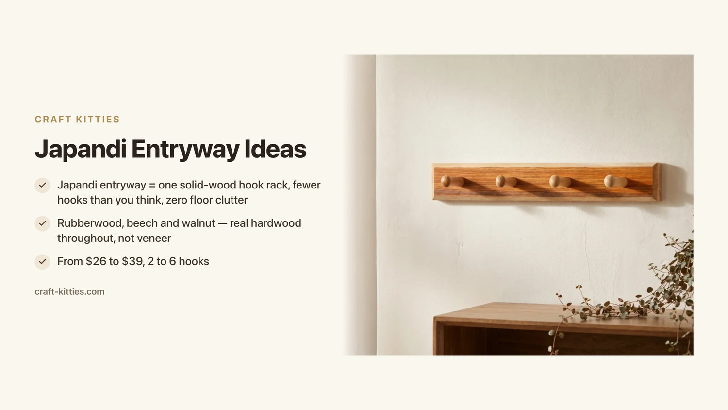 Japandi Entryway Ideas: First Impressions With Wood and Simplicity — Craft Kitties