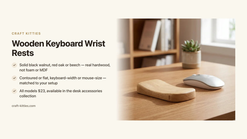 Wooden Keyboard Wrist Rests: Full Buyer's Guide and Top Picks — Craft Kitties
