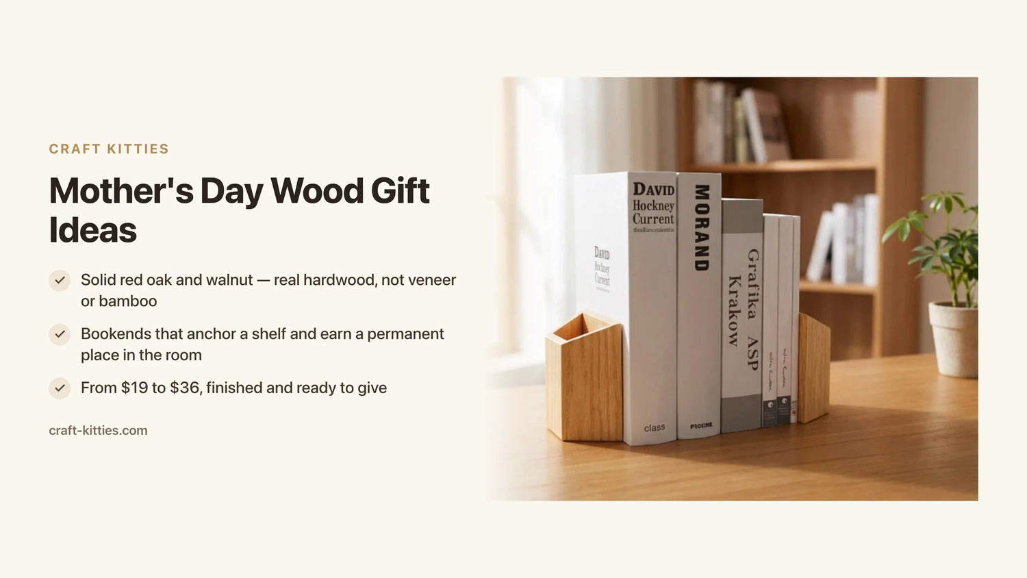 Mother's Day Wood Gift Ideas: Beautiful, Functional and Built to Last — Craft Kitties
