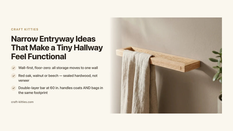 Narrow Entryway Ideas That Make a Tiny Hallway Feel Functional — Craft Kitties