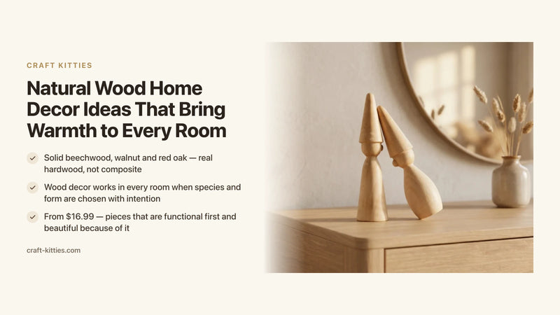 Natural Wood Home Decor Ideas That Bring Warmth to Every Room — Craft Kitties
