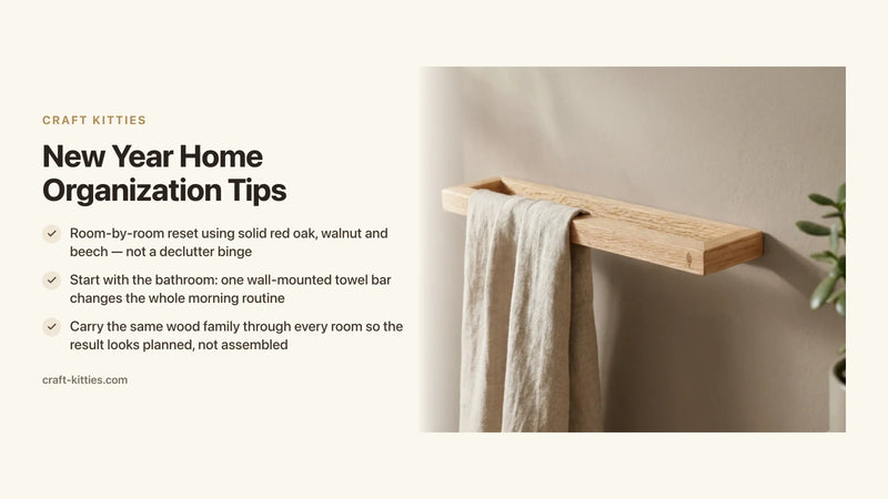 New Year Home Organization Tips: Start January With a Clear Space — Craft Kitties