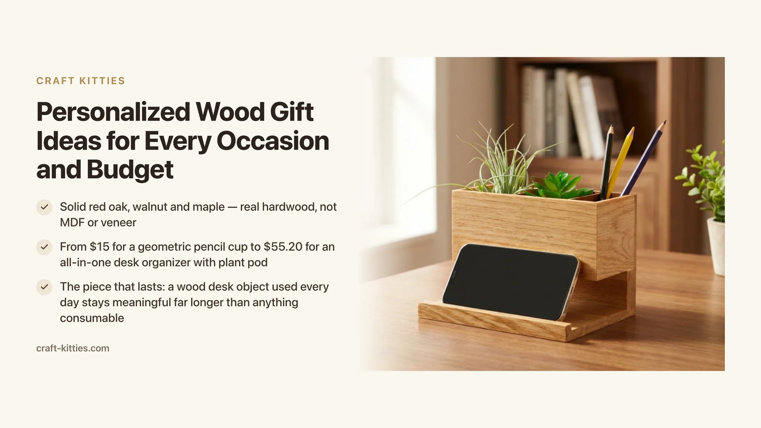 Personalized Wood Gift Ideas for Every Occasion and Budget — Craft Kitties
