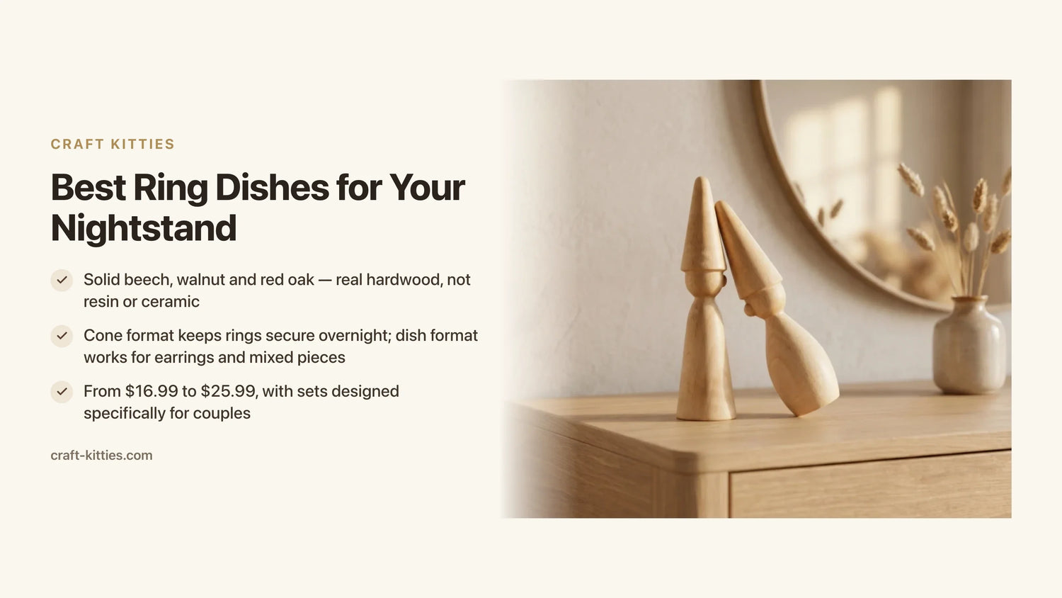 Best Ring Dishes for Your Nightstand — Solid Wood Edition — Craft Kitties