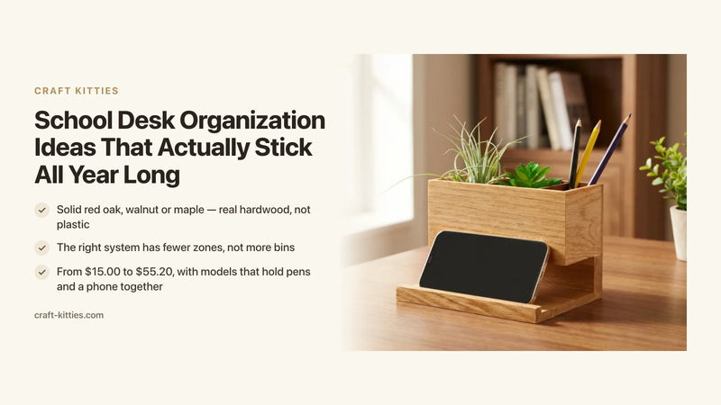 School Desk Organization Ideas That Actually Stick All Year Long — Craft Kitties