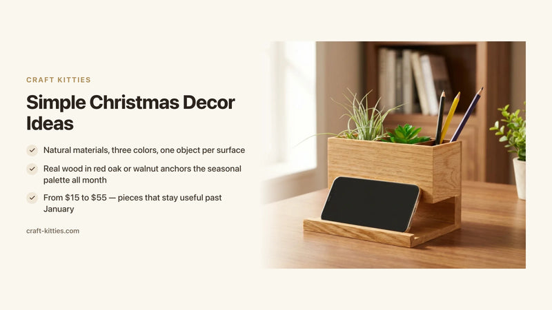 Simple Christmas Decor Ideas: How Restraint Makes Your Home Look Better — Craft Kitties