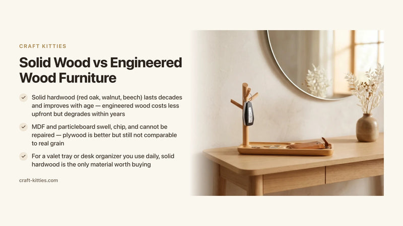 Solid Wood vs Engineered Wood Furniture: A Buyer's Honest Comparison — Craft Kitties