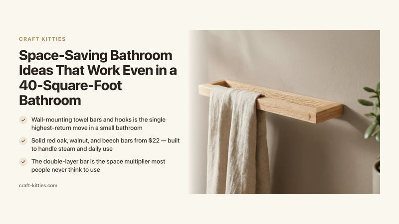Space-Saving Bathroom Ideas That Work Even in a 40-Square-Foot Bathroom — Craft Kitties