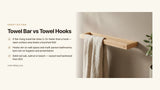 Towel Bar vs Towel Hooks: Which Dries Better and Looks Nicer?