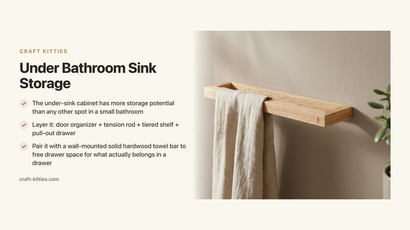 Under Bathroom Sink Storage: 12 Ideas to Reclaim Dead Space — Craft Kitties