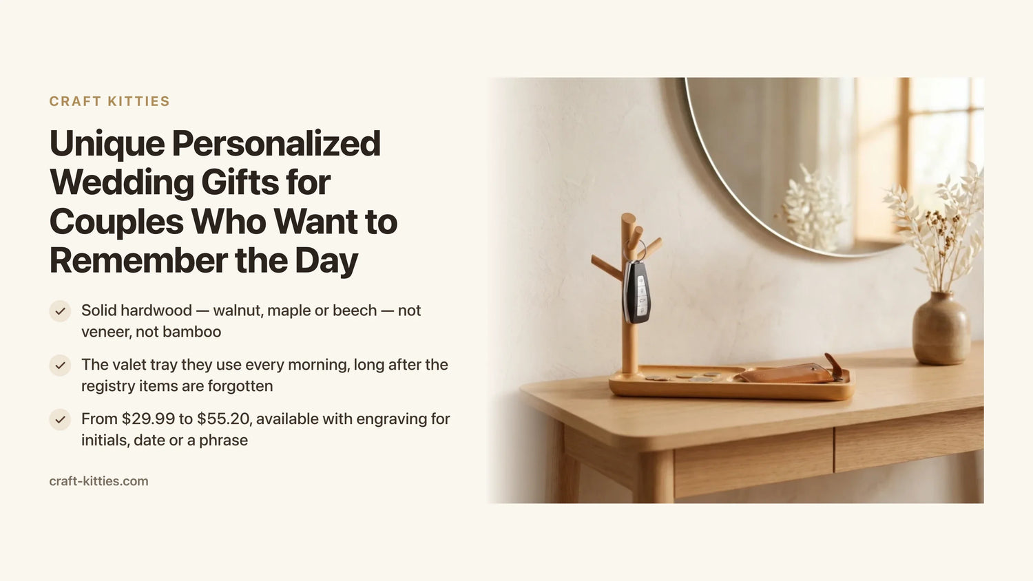 Unique Personalized Wedding Gifts for Couples Who Want to Remember the Day — Craft Kitties