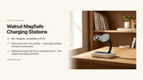 Walnut MagSafe Charging Stations: One Dock, Zero Clutter
