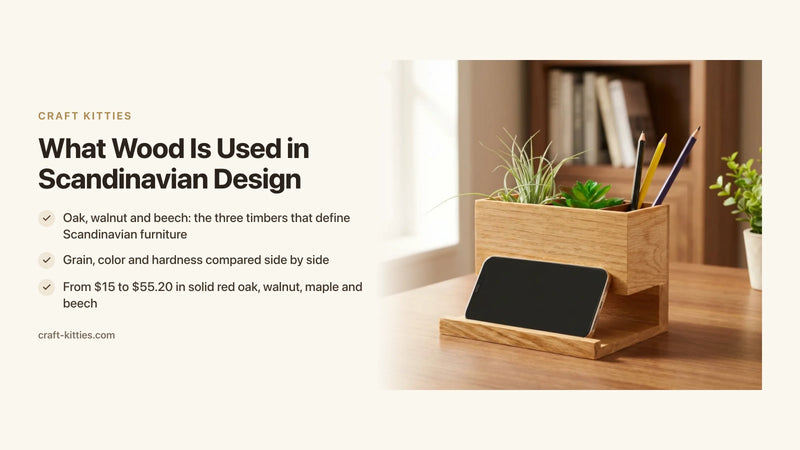What Wood Is Used in Scandinavian Design? Oak, Walnut, Beech Compared — Craft Kitties