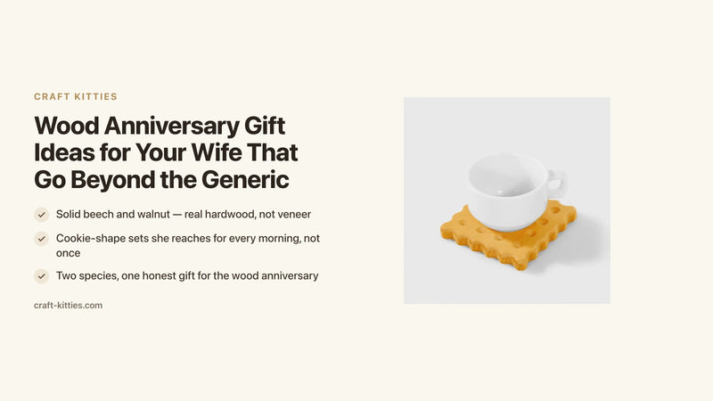 Wood Anniversary Gift Ideas for Your Wife That Go Beyond the Generic — Craft Kitties